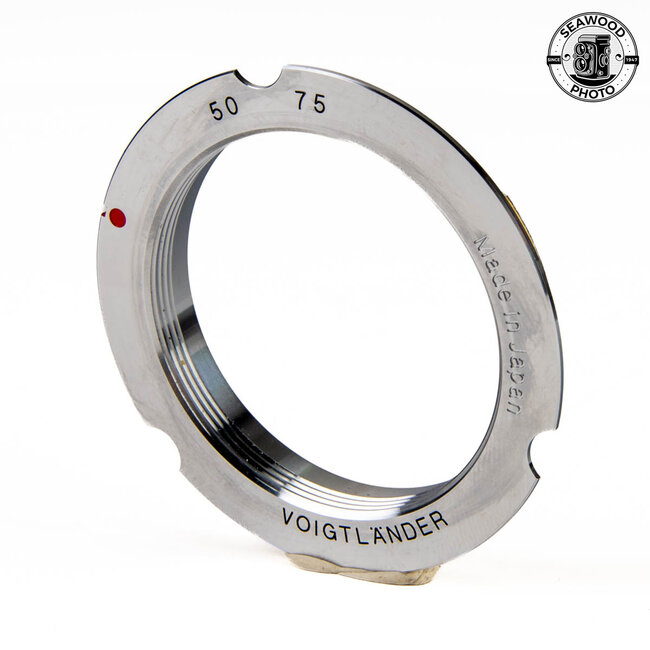 Voigtlander M Bayonet Adapter Ring L39 for 50/75mm Type II  LIKE NEW