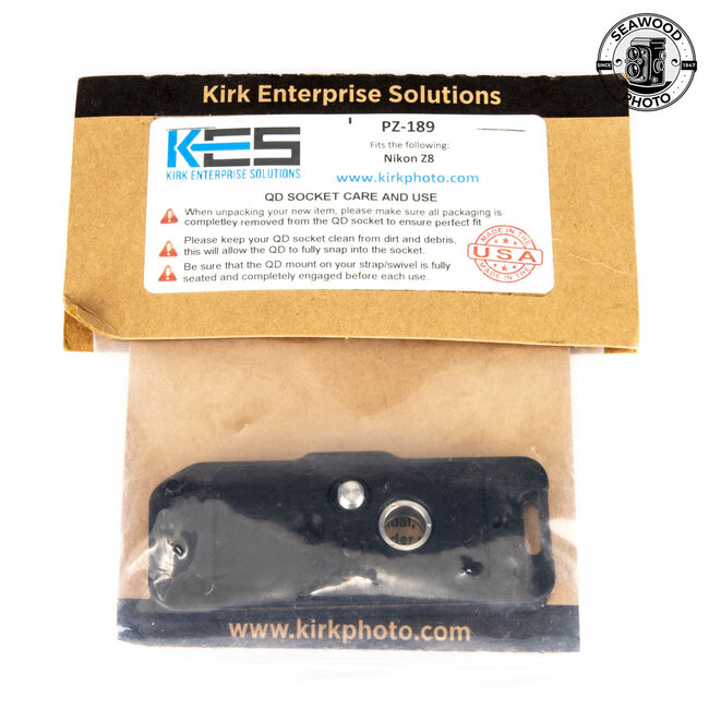 Kirk Enterprise Solutions PZ-189 Plate for Nikon Z8 NEW