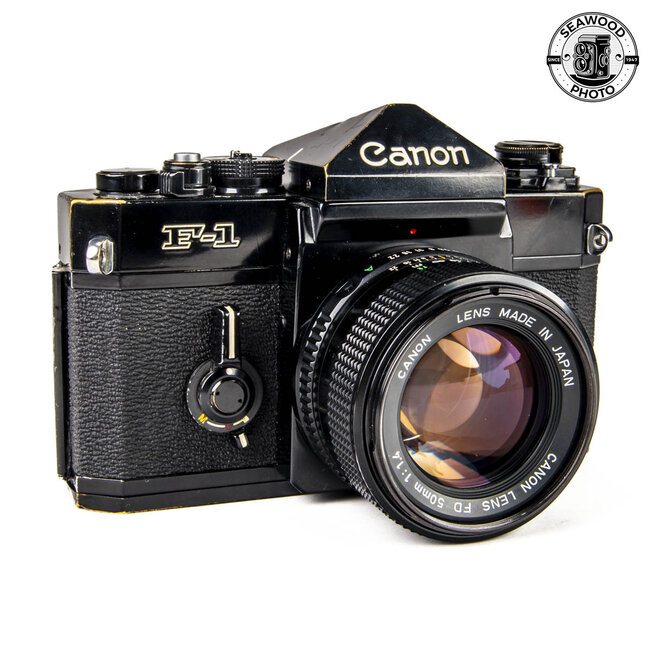 Canon F-1 w/ FD 50mm f/1.4 GOOD