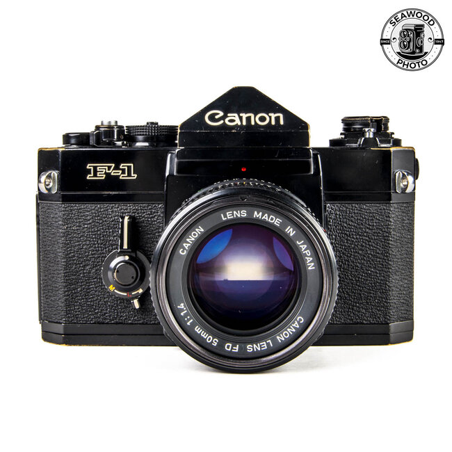 Canon F-1 w/ FD 50mm f/1.4 GOOD
