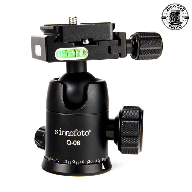 Sinnofoto Q-08 Tripod Ball Head w/Arca Swiss Plate GOOD+