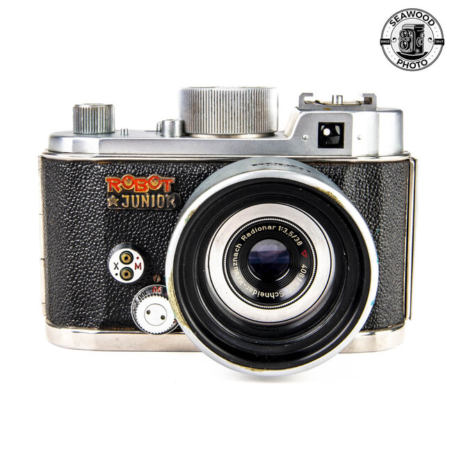 Robot Junior Camera with Schneider 38mm f/3.5 Radionar GOOD