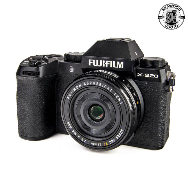 Fujifilm X-S20 26.1MP Mirrorless Camera Black w/27mm f/2.8 EXCELLENT