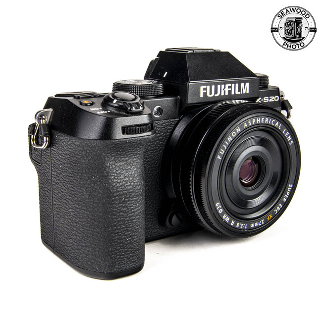 Fujifilm X-S20 26.1MP Mirrorless Camera Black w/27mm f/2.8 EXCELLENT