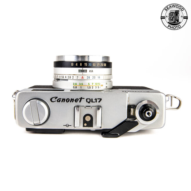 Canon Canonet QL17 35mm Rangefinder w/40mm f/1.7 GOOD+