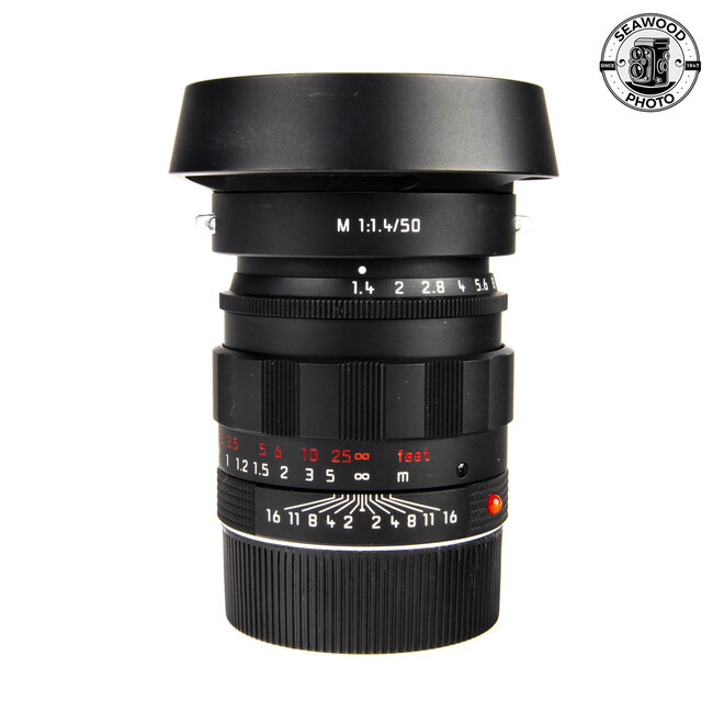Leica 50mm f/1.4 Summilux M ASPH Black Chrome 11715 EXCELLENT