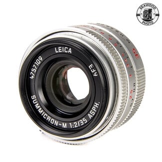 Leica Leica 35mm f/2 Summicron M ASPH Silver 11674  EXCELLENT