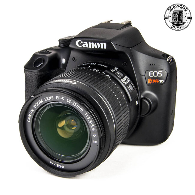 Canon T6 LOW SHUTTER w/ 18-55 and 55-150mm EXCELLENT