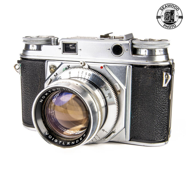 Voigtlander Prominent w/35mm, 50mm, 100mm GOOD+