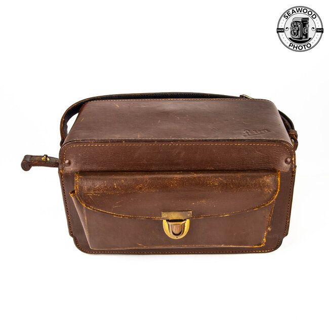 Leica Hard Leather Camera Bag GOOD