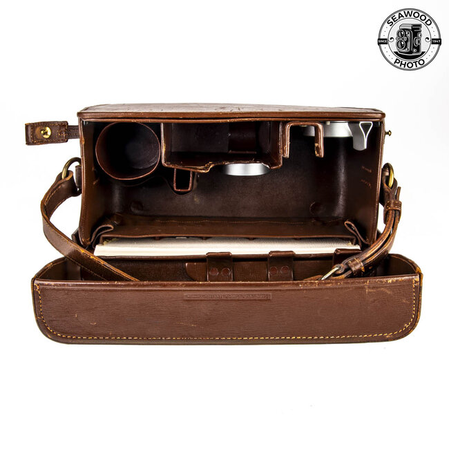 Leica Hard Leather Camera Bag GOOD