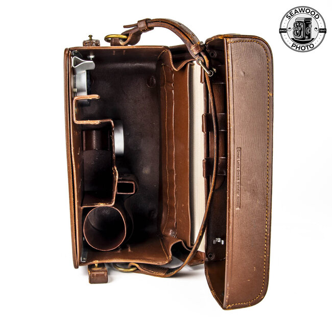 Leica Hard Leather Camera Bag GOOD