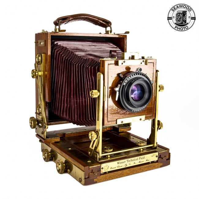 Wisner Technical Field Wood 4x5  w/Caltar 210mm EXCELLENT