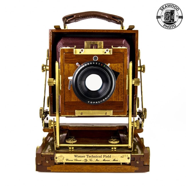 Wisner Technical Field Wood 4x5  w/Caltar 210mm EXCELLENT