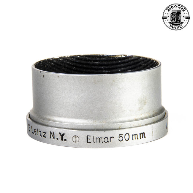 Leica FISON Metal Lens Shade for 50cm Elmar E. LEITZ N.Y.  GOOD