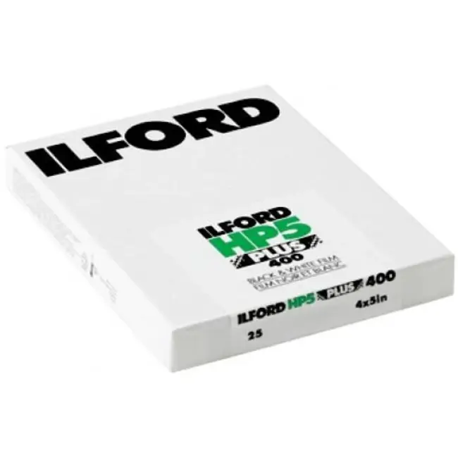 Ilford HP5 Plus 400 4x5 Film 25 Sheets