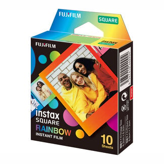 Fujifilm Fujifilm Instax Square Rainbow Instant Film 10 Sheets
