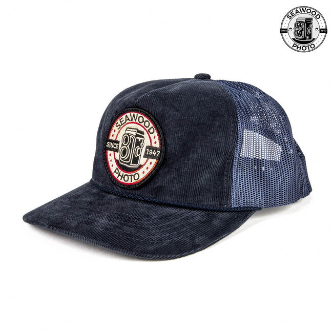 Seawood Blue Corduroy Trucker Hat