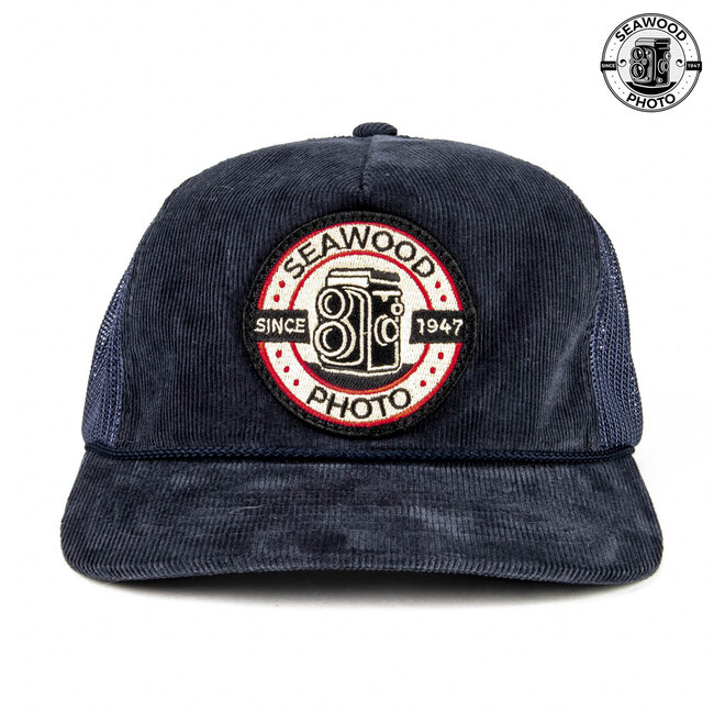 Seawood Blue Corduroy Trucker Hat