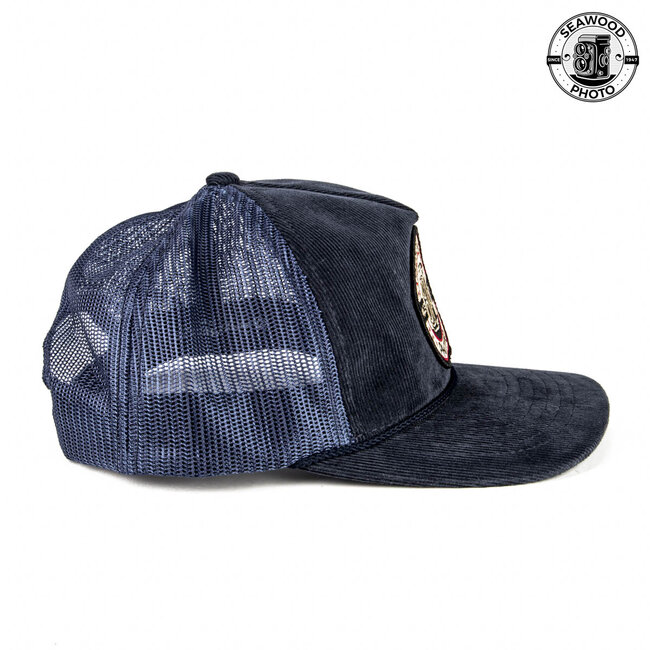 Seawood Blue Corduroy Trucker Hat
