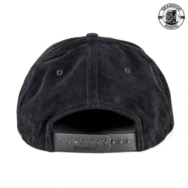Seawood Black Corduroy Snapback Hat