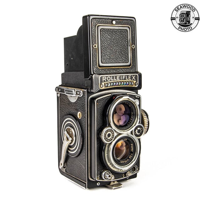 Rolleiflex 3.5E w/Zeiss 75mm f/3.5 Tessar. GOOD