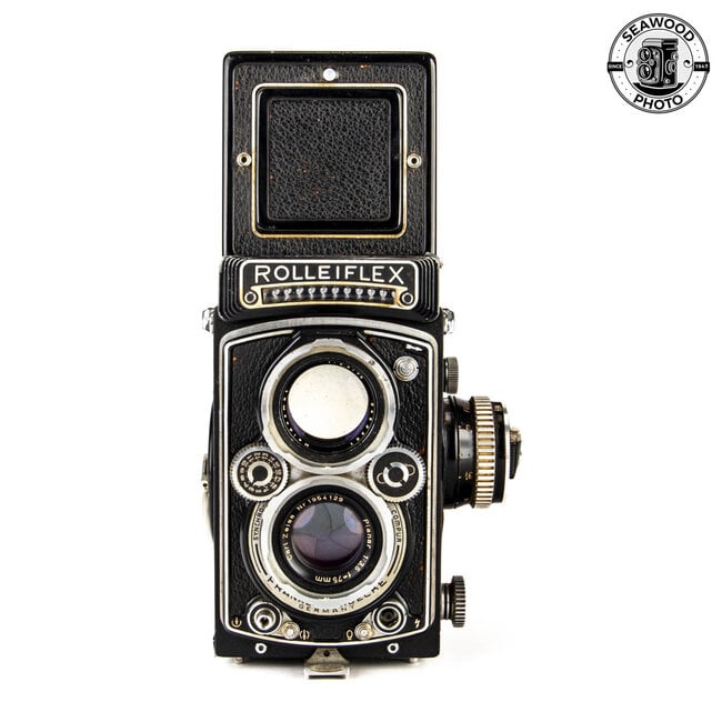 Rolleiflex 3.5E w/Zeiss 75mm f/3.5 Tessar. GOOD