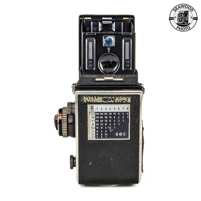 Rolleiflex 3.5E w/Zeiss 75mm f/3.5 Tessar. GOOD