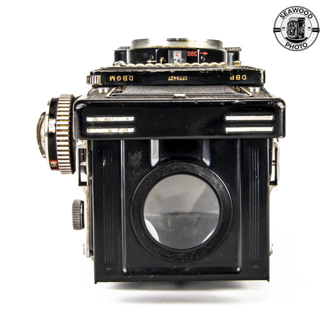 Rolleiflex 3.5E w/Zeiss 75mm f/3.5 Tessar. GOOD