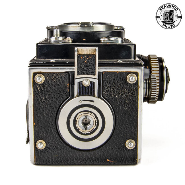 Rolleiflex 3.5E w/Zeiss 75mm f/3.5 Tessar. GOOD