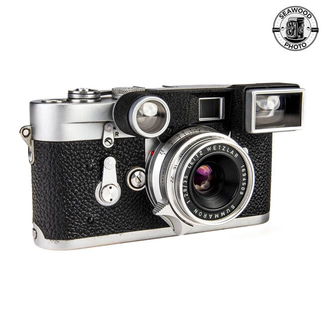 Leica M3 Double-Stroke w/Leitz 35mm f/2.8 Summaron, Goggles GOOD+