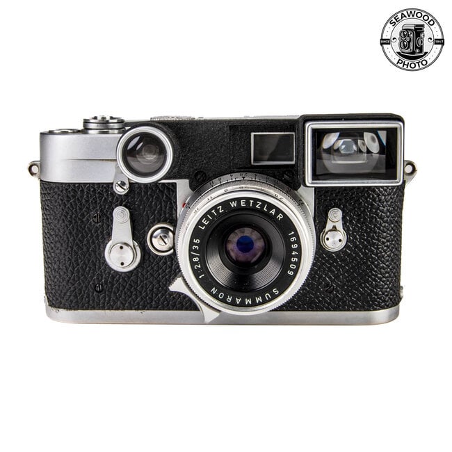 Leica M3 Double-Stroke w/Leitz 35mm f/2.8 Summaron, Goggles GOOD+