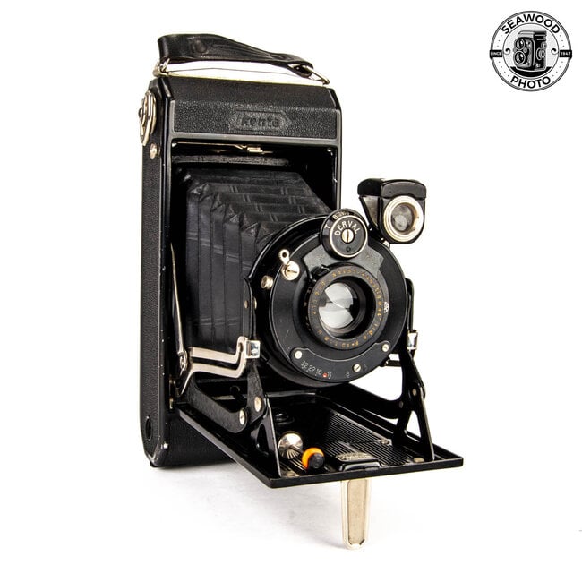 Zeiss Ikonta 520/14 6X9  w/105MM F/6.3 Novar w/Case GOOD+
