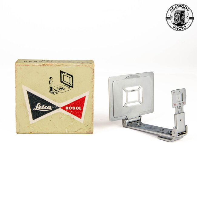 Leitz Leica ROSOL Folding  Sports Finder 5cm 9cm 13.5cm GOOD