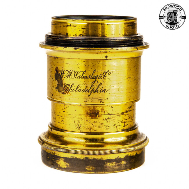 W. H. Walmsley No. 2 Hemispherique Rapide Brass Lens