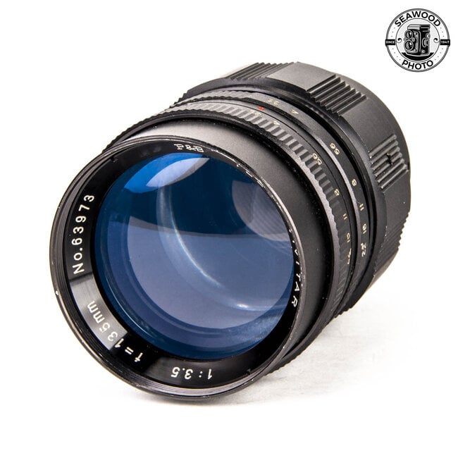 Rare Vivitar P&B 135mm f/3.5 for Leica M39 Mount GOOD+