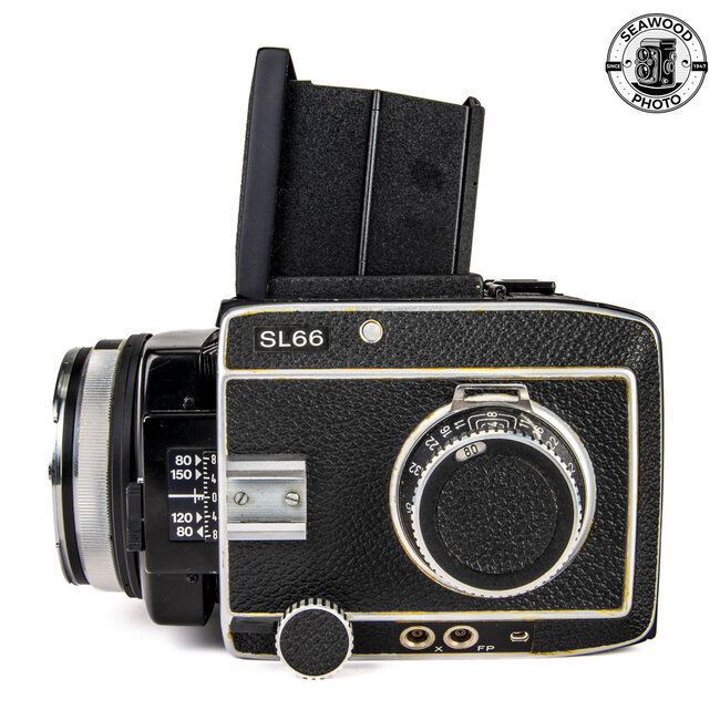 Rolleiflex SL66 w/80mm f2.8 Planar HFT GOOD