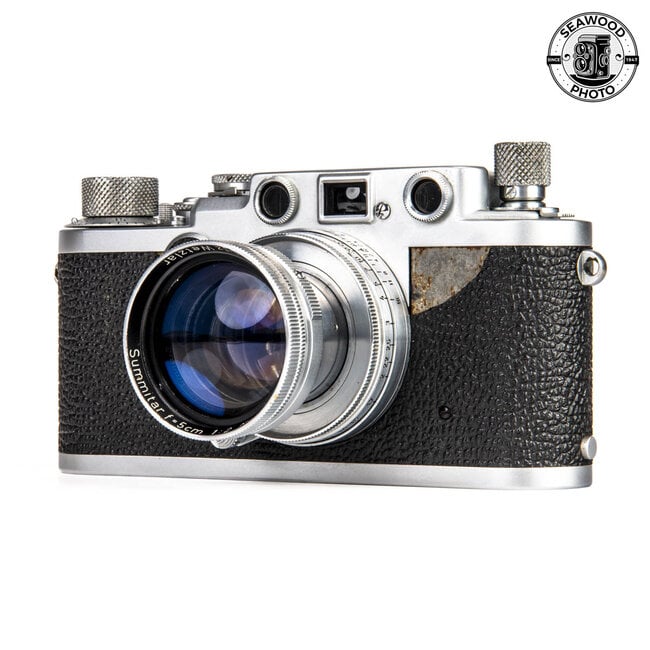 Leica IIf w/Leitz 50mm f/2 Summitar GOOD