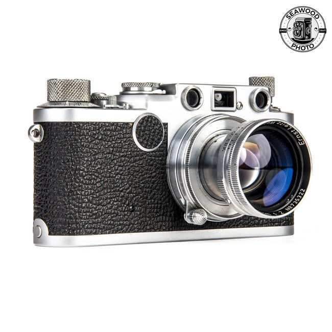 Leica IIf w/Leitz 50mm f/2 Summitar GOOD