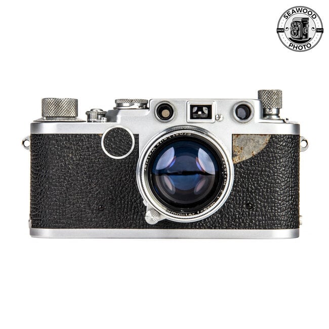 Leica IIf w/Leitz 50mm f/2 Summitar GOOD