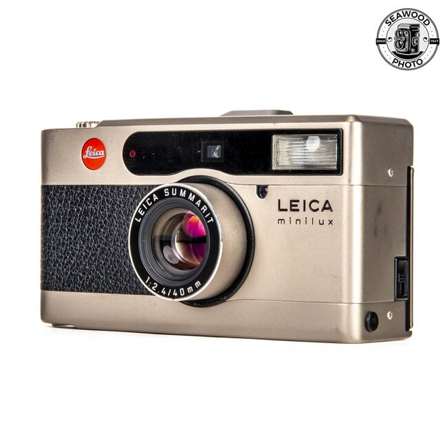 Leica Minilux 35mm Film Camera w/40mm f/2.4 Summarit. EXCELLENT