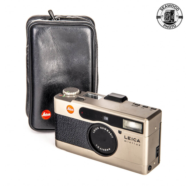 Leica Minilux 35mm Film Camera w/40mm f/2.4 Summarit. EXCELLENT