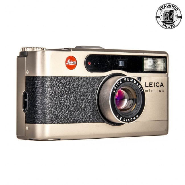 Leica Minilux 35mm Film Camera w/40mm f/2.4 Summarit. EXCELLENT