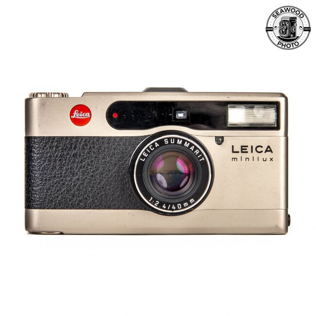 Leica Minilux 35mm Film Camera w/40mm f/2.4 Summarit. EXCELLENT