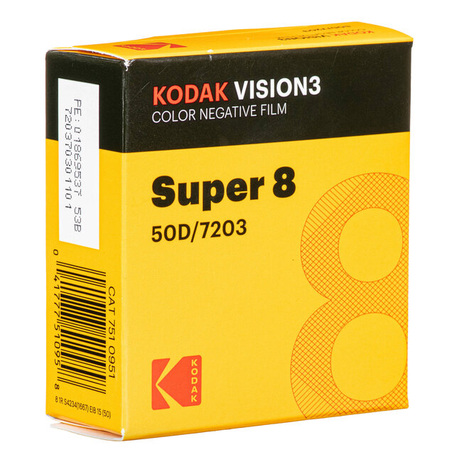 Kodak 50D Color Negative VISION3 Super 8 Film