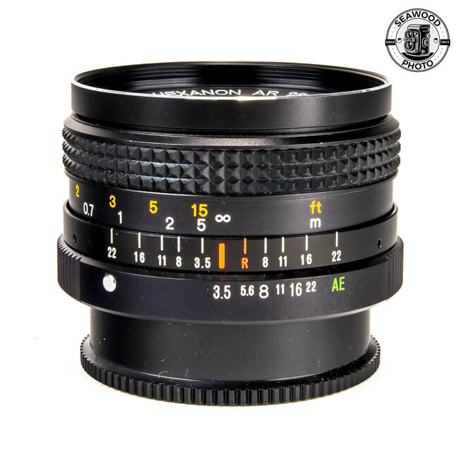 Konica Hexanon AR 28mm f/3.5 w/Case EXCELLENT