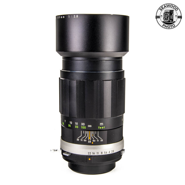 Miranda 135mm f/2.8 Auto Lens w/Shade, Case EXCELLENT