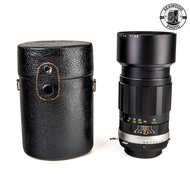 Miranda 135mm f/2.8 Auto Lens w/Shade, Case EXCELLENT