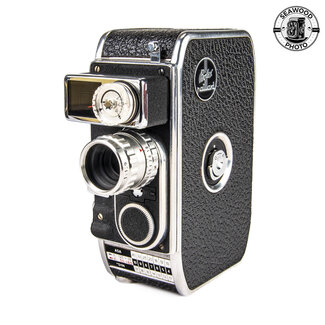 Bolex 8SL w/SOM Berthiot Lytar 13mm f/1.9, Wollensak 1-1/2 " f/3.5 Cine GOOD+