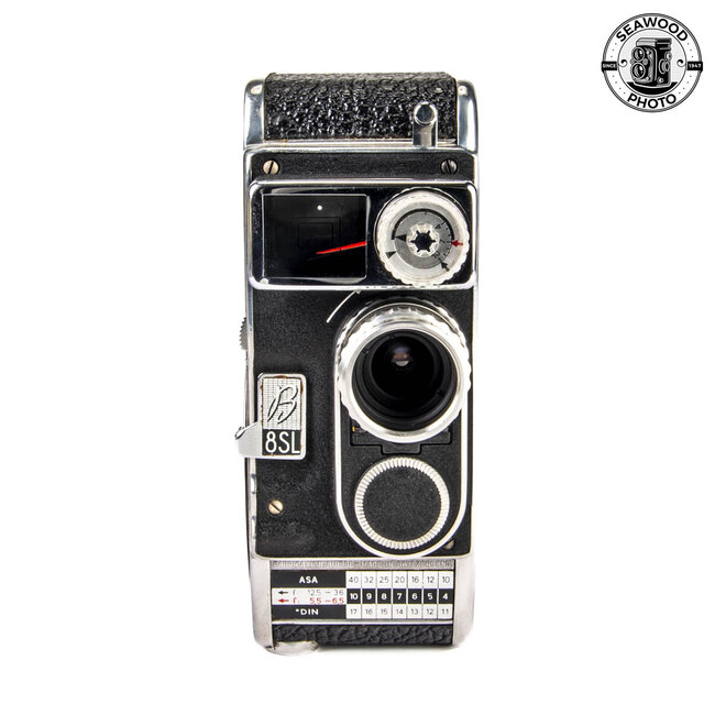 Bolex 8SL w/SOM Berthiot Lytar 13mm f/1.9, Wollensak 1-1/2 " f/3.5 Cine GOOD+